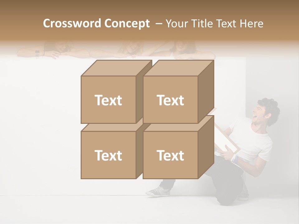 Present Empty Finger PowerPoint Template