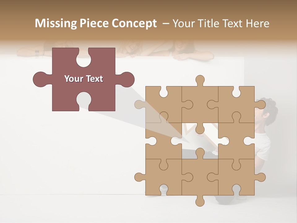 Present Empty Finger PowerPoint Template