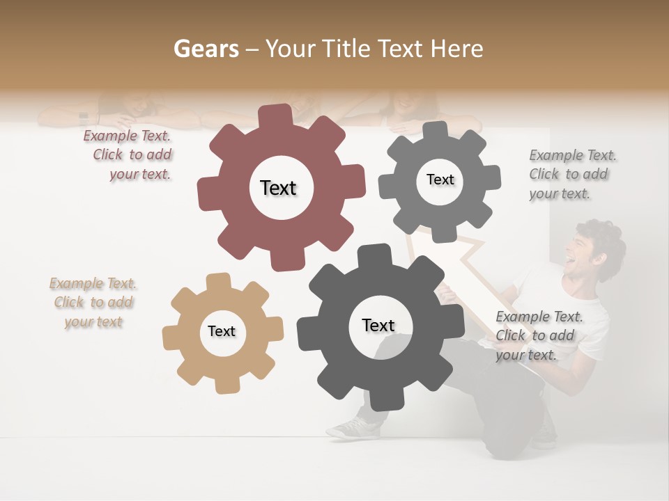 Present Empty Finger PowerPoint Template