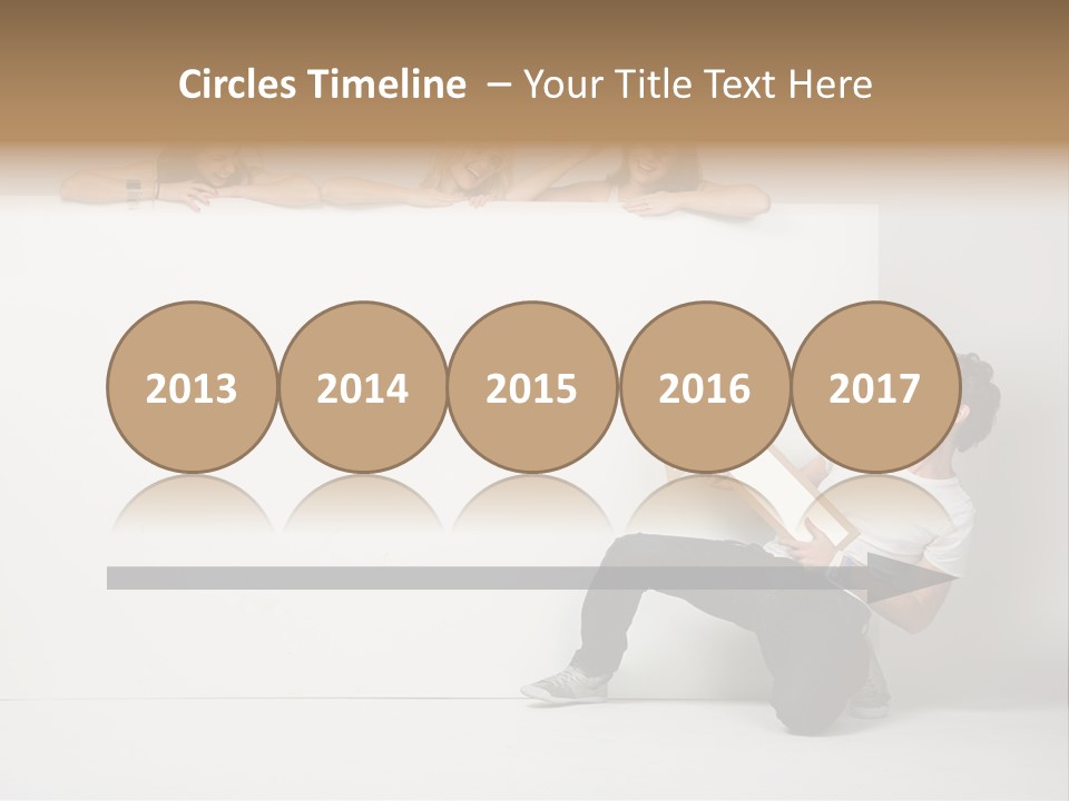 Present Empty Finger PowerPoint Template