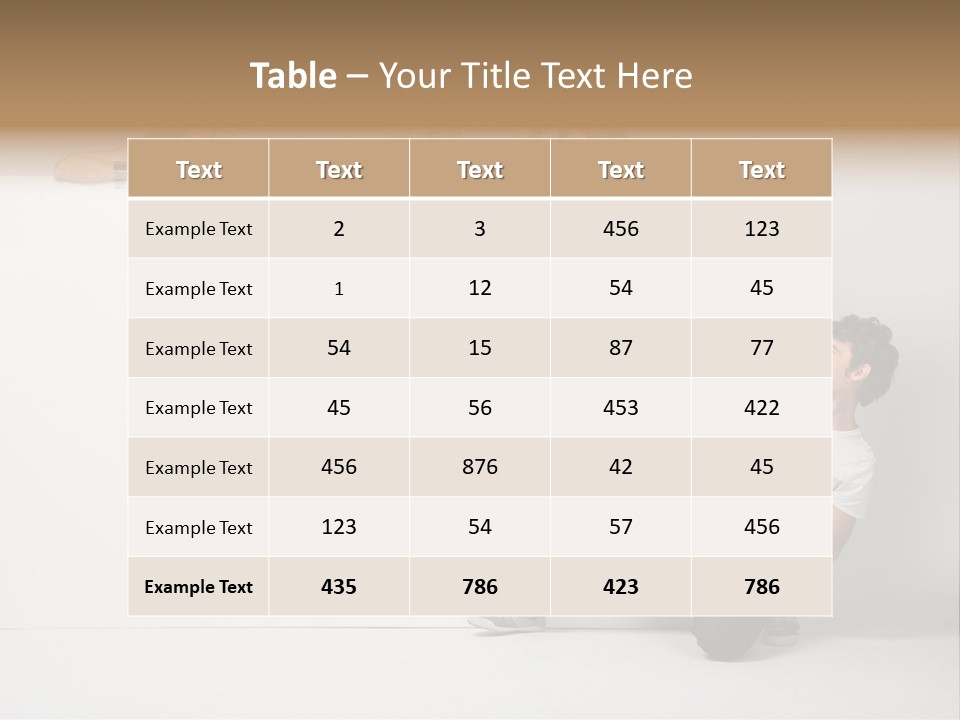 Present Empty Finger PowerPoint Template