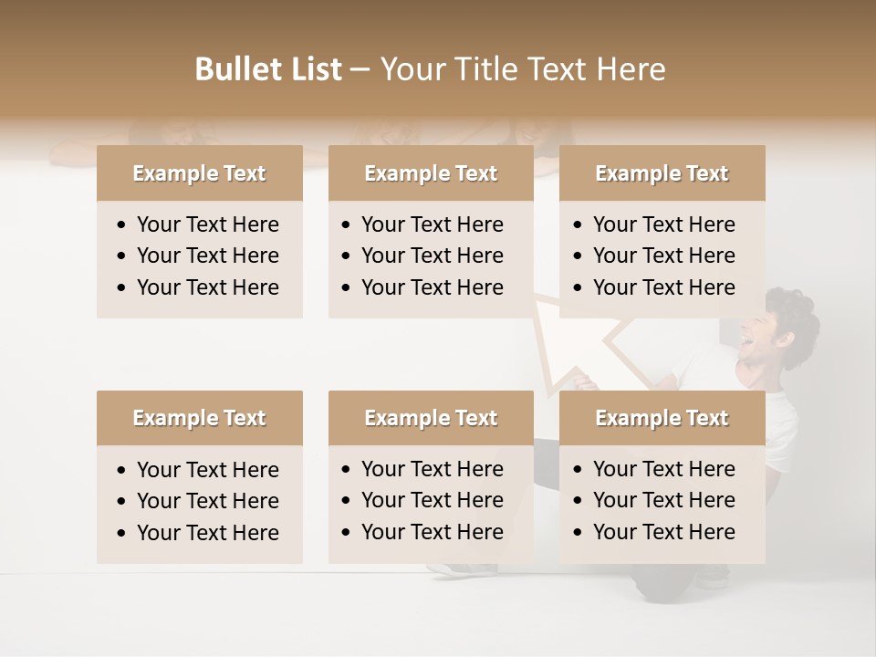 Present Empty Finger PowerPoint Template