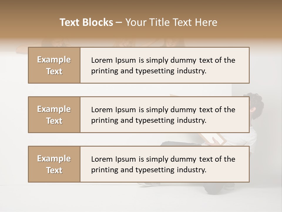 Present Empty Finger PowerPoint Template