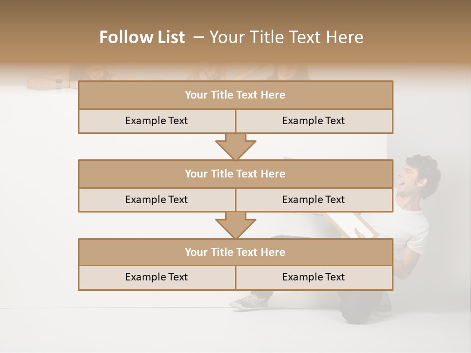 Present Empty Finger PowerPoint Template