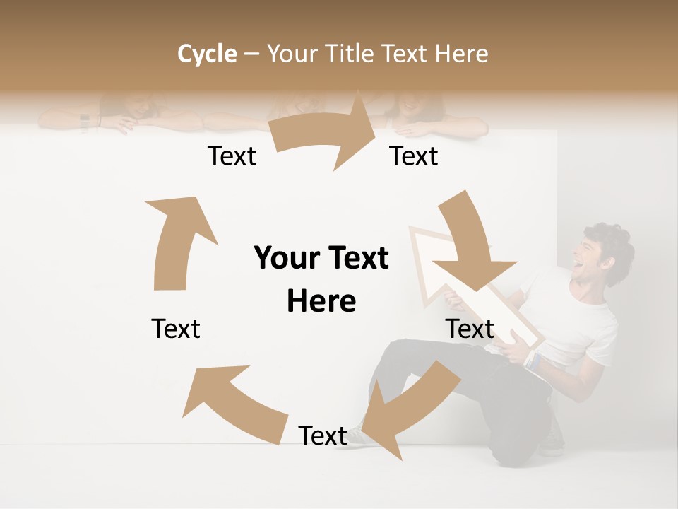Present Empty Finger PowerPoint Template