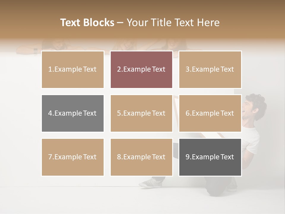 Present Empty Finger PowerPoint Template