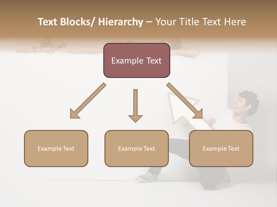 Present Empty Finger PowerPoint Template