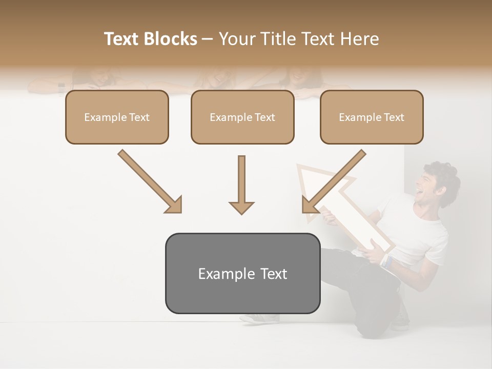 Present Empty Finger PowerPoint Template