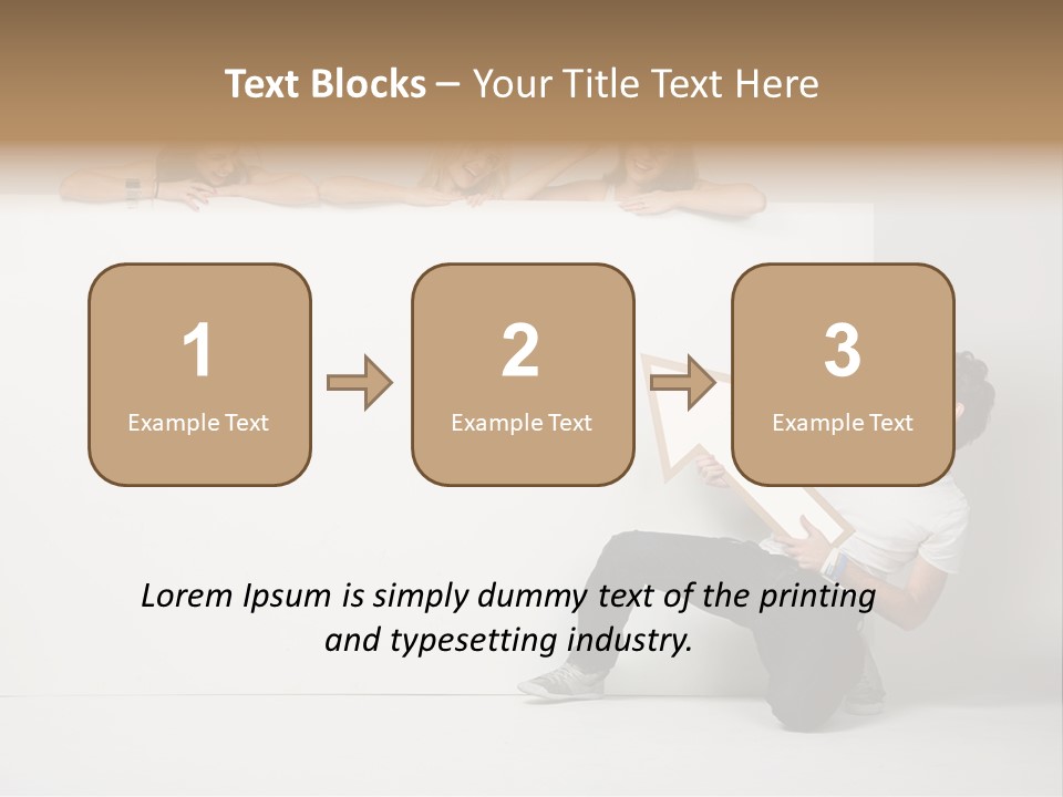 Present Empty Finger PowerPoint Template