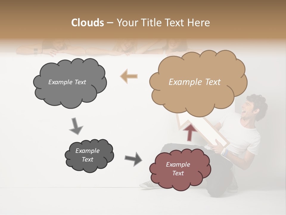 Present Empty Finger PowerPoint Template