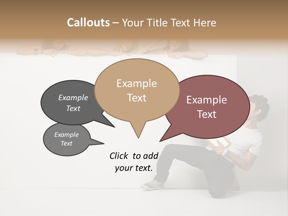 Present Empty Finger PowerPoint Template