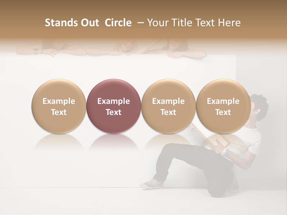 Present Empty Finger PowerPoint Template