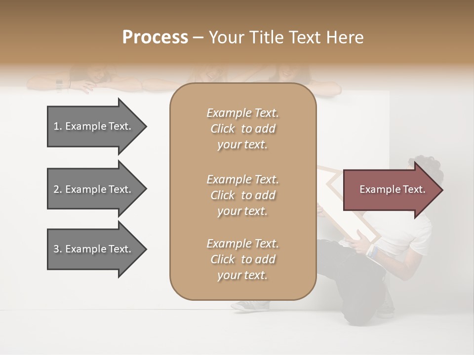 Present Empty Finger PowerPoint Template