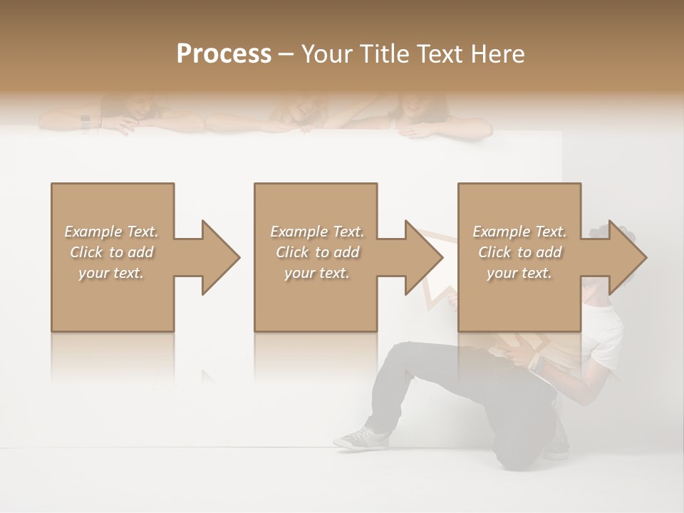 Present Empty Finger PowerPoint Template
