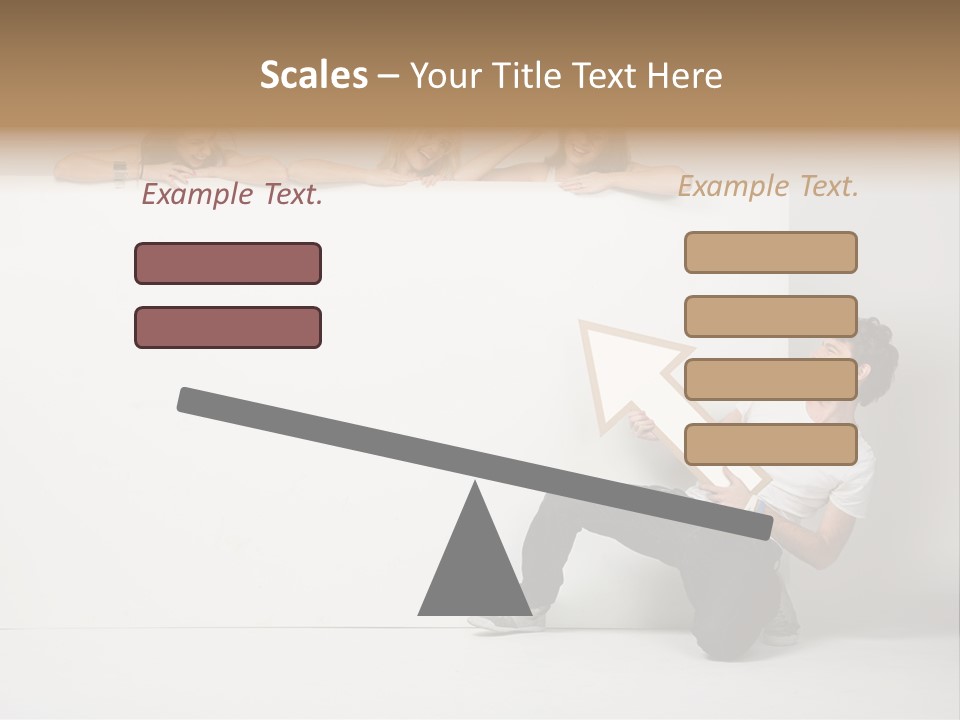 Present Empty Finger PowerPoint Template