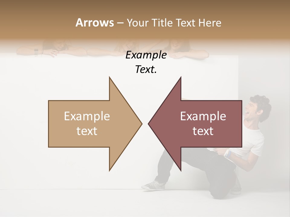 Present Empty Finger PowerPoint Template