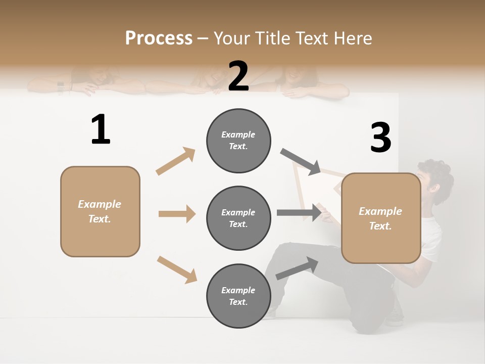Present Empty Finger PowerPoint Template