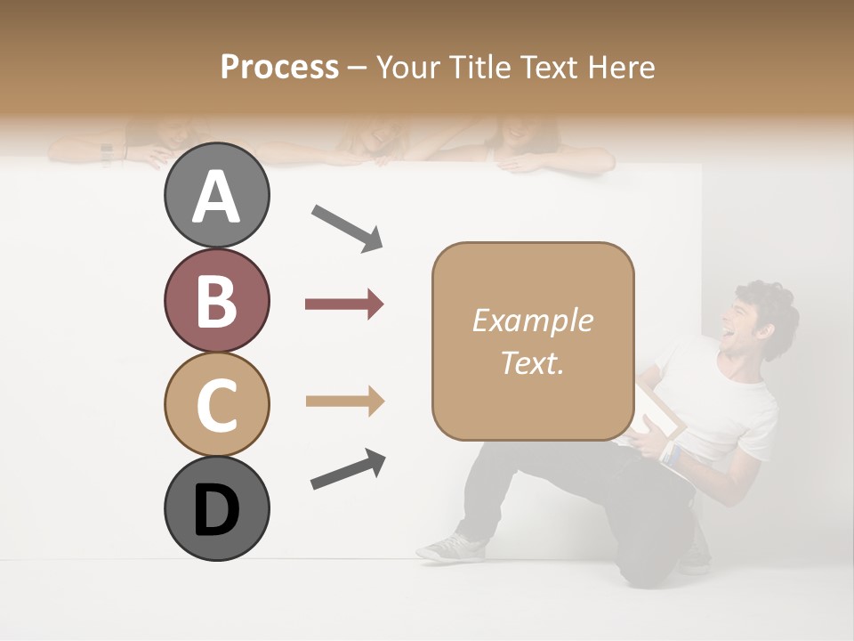 Present Empty Finger PowerPoint Template