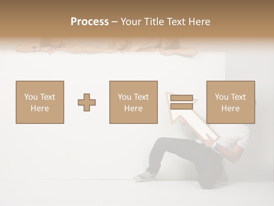 Present Empty Finger PowerPoint Template