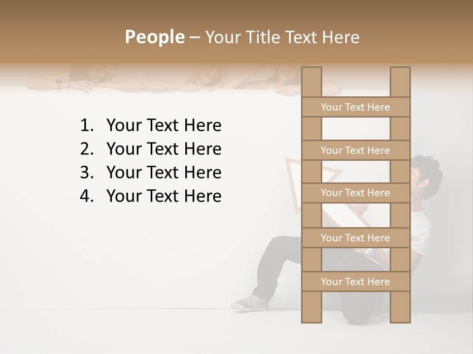 Present Empty Finger PowerPoint Template