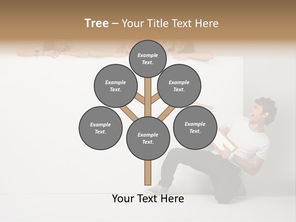 Present Empty Finger PowerPoint Template