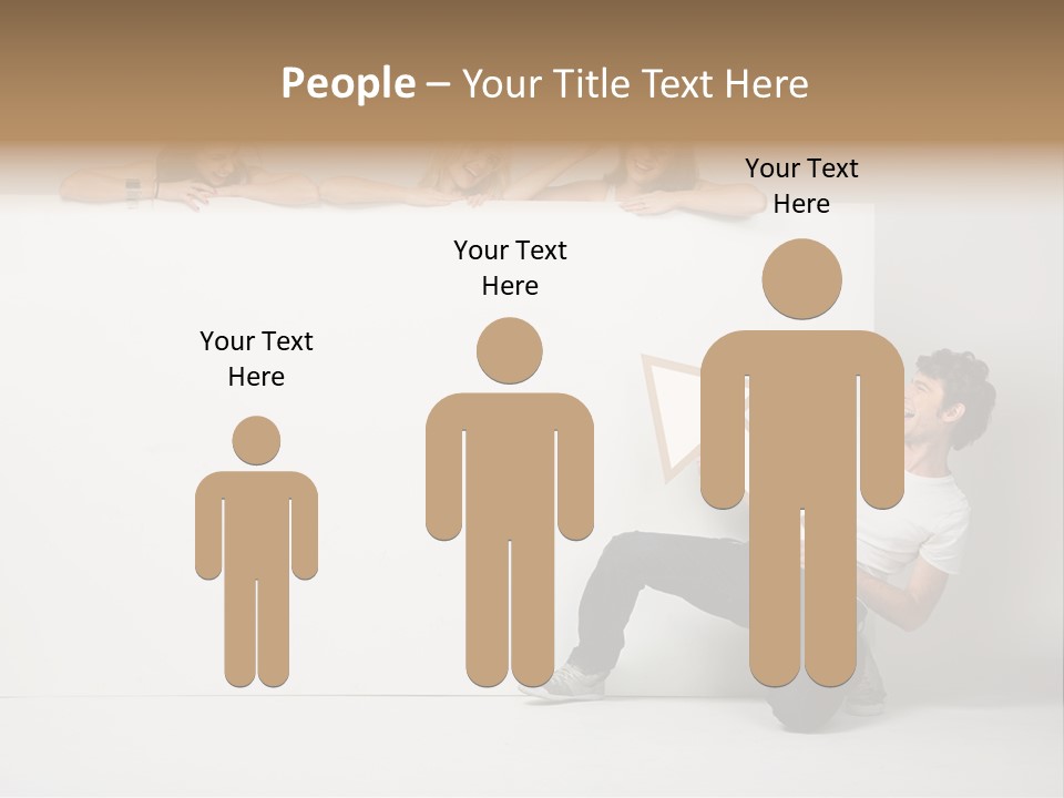 Present Empty Finger PowerPoint Template