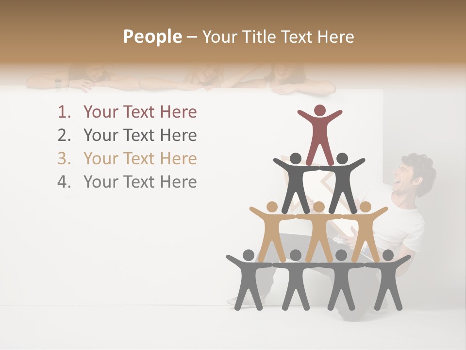 Present Empty Finger PowerPoint Template