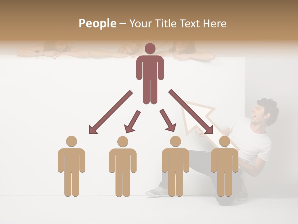 Present Empty Finger PowerPoint Template