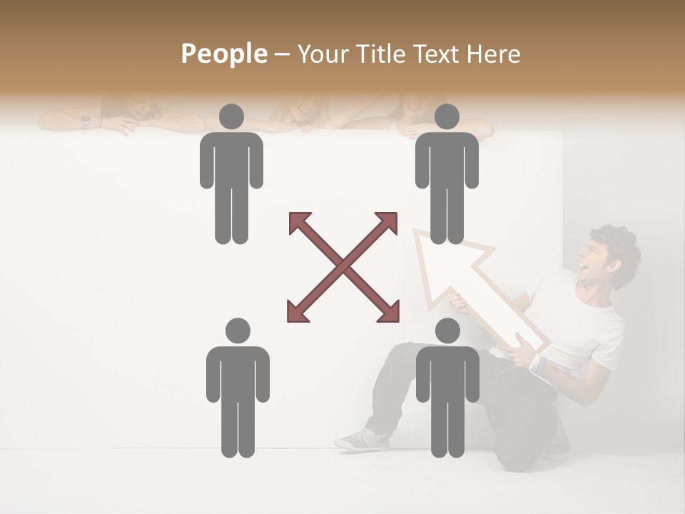 Present Empty Finger PowerPoint Template