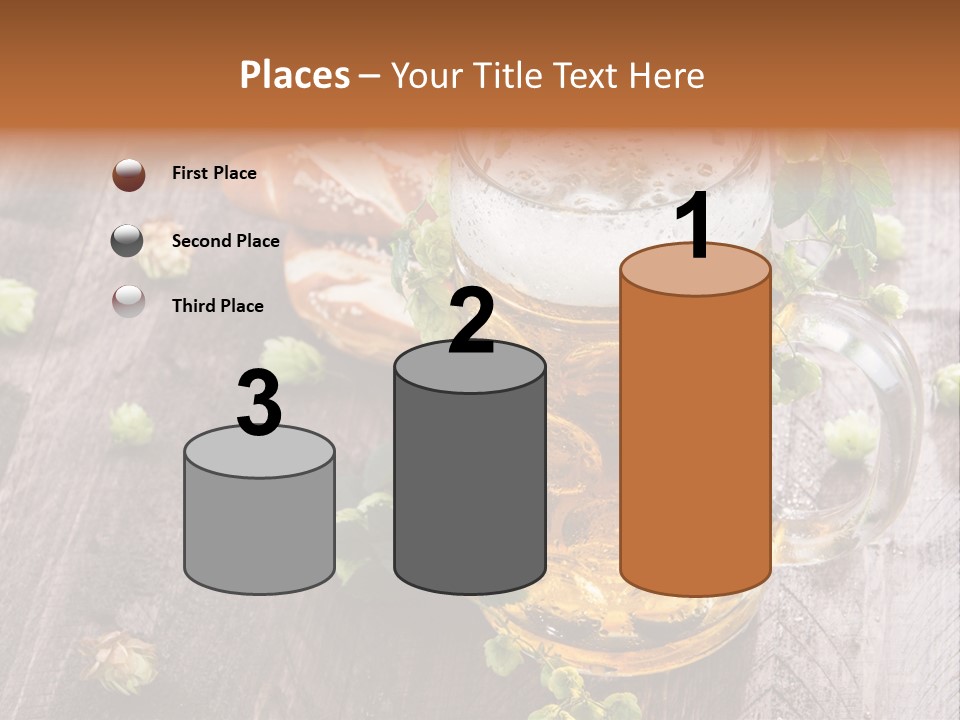 Liquid Beer Refreshment PowerPoint Template