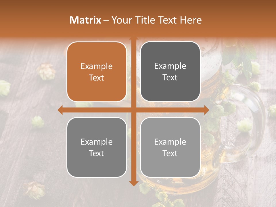 Liquid Beer Refreshment PowerPoint Template