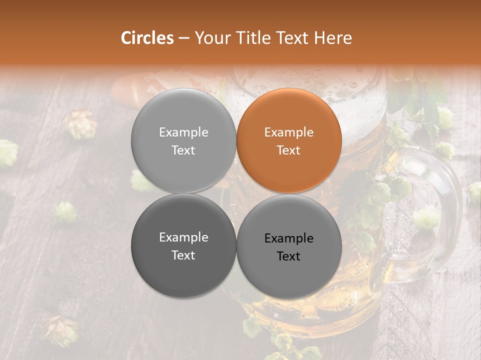 Liquid Beer Refreshment PowerPoint Template