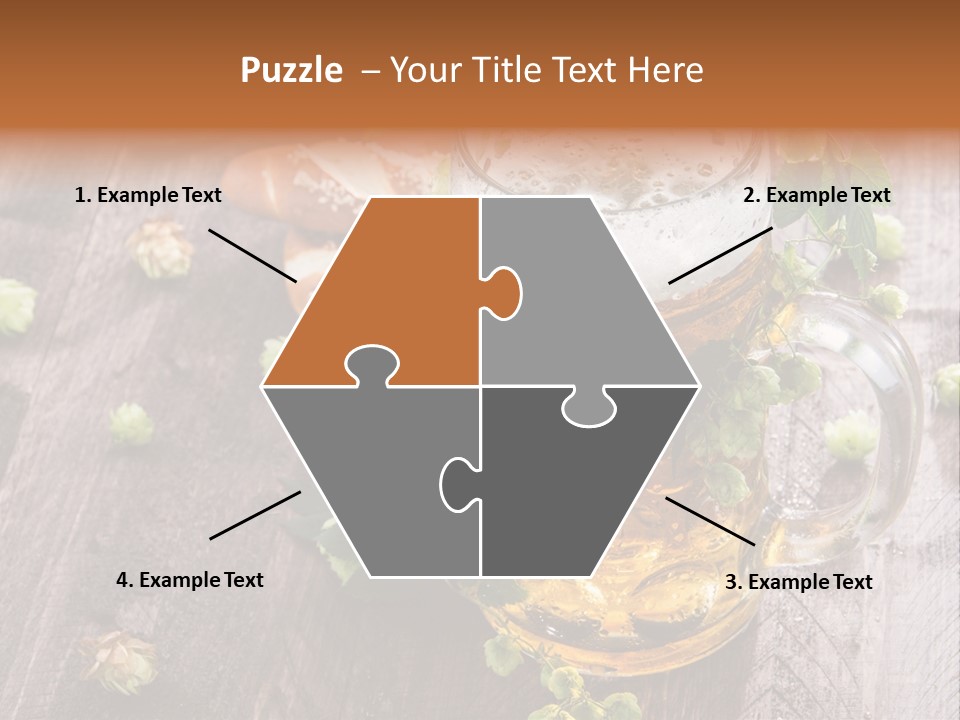 Liquid Beer Refreshment PowerPoint Template