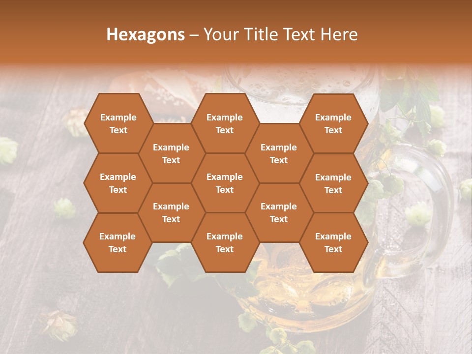 Liquid Beer Refreshment PowerPoint Template