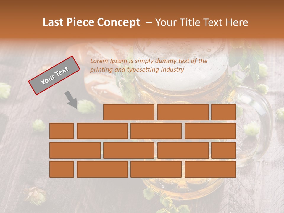 Liquid Beer Refreshment PowerPoint Template