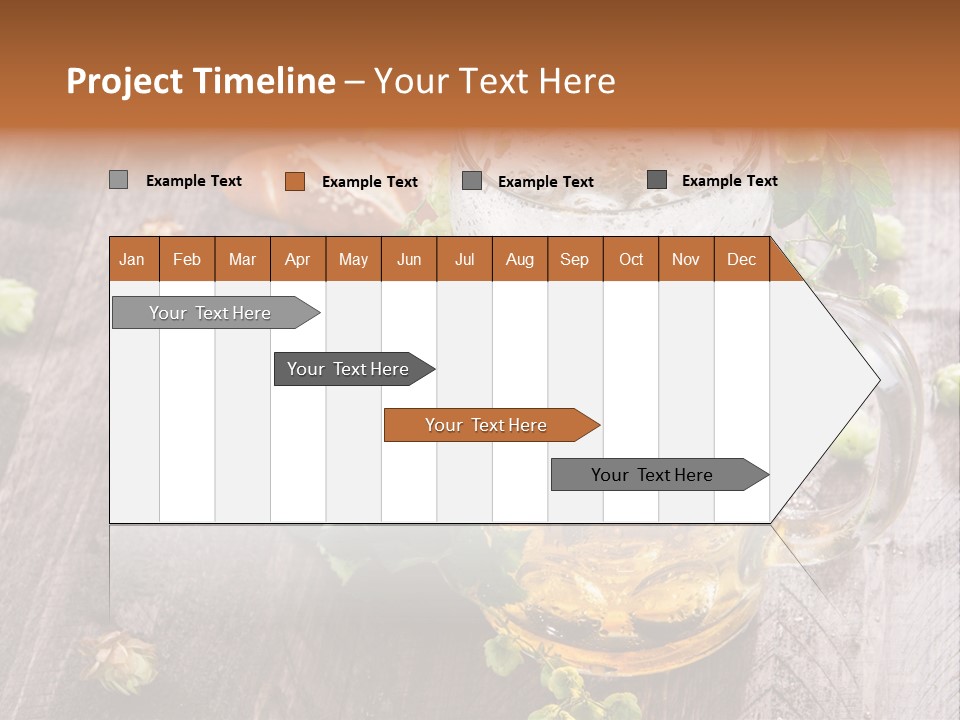 Liquid Beer Refreshment PowerPoint Template