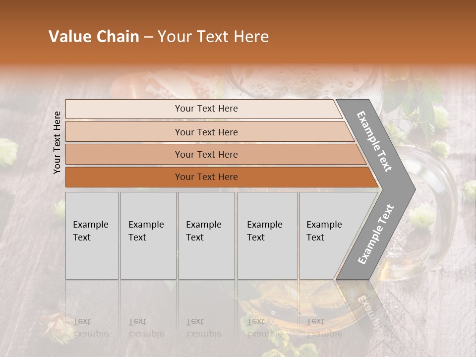 Liquid Beer Refreshment PowerPoint Template