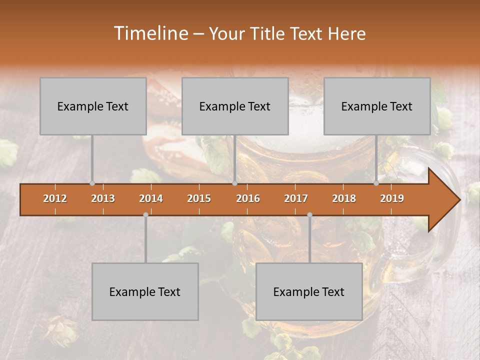 Liquid Beer Refreshment PowerPoint Template