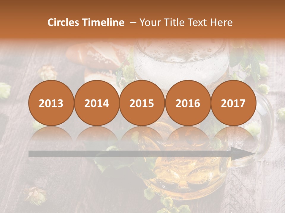 Liquid Beer Refreshment PowerPoint Template