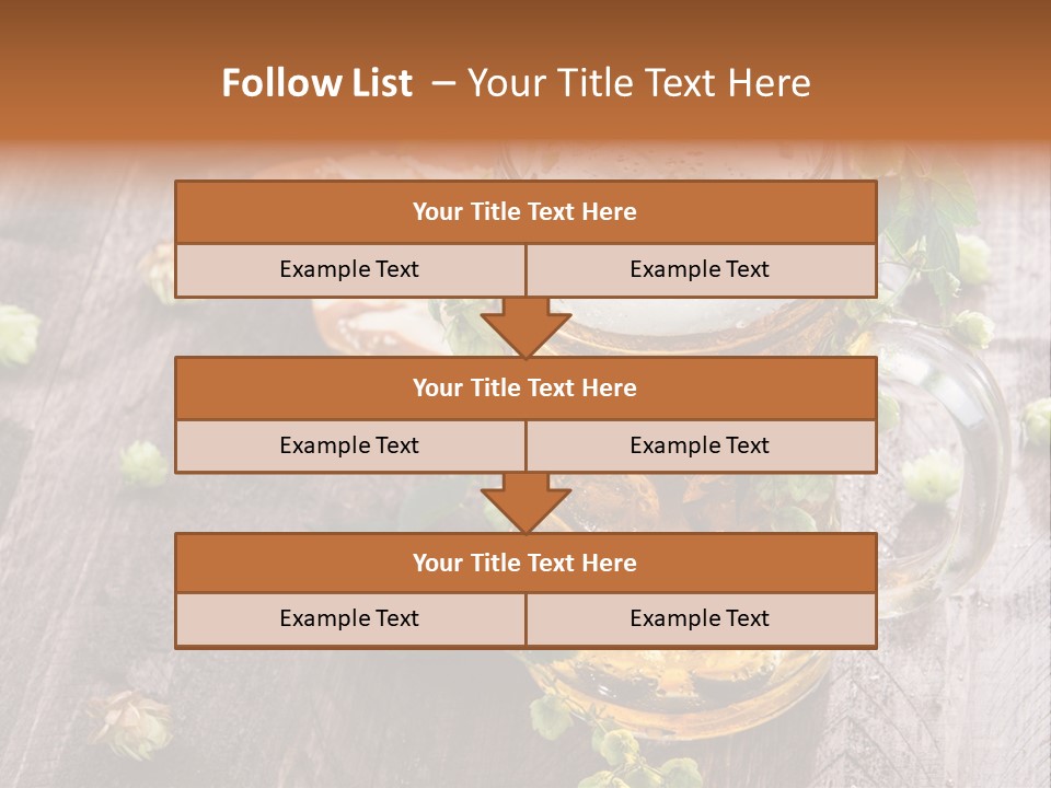Liquid Beer Refreshment PowerPoint Template