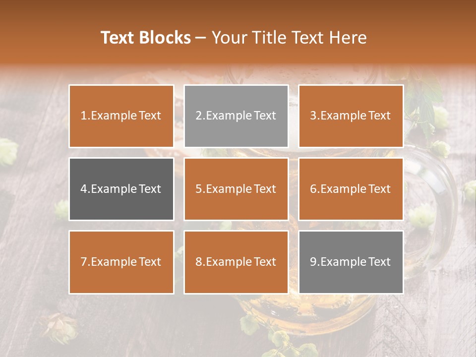 Liquid Beer Refreshment PowerPoint Template