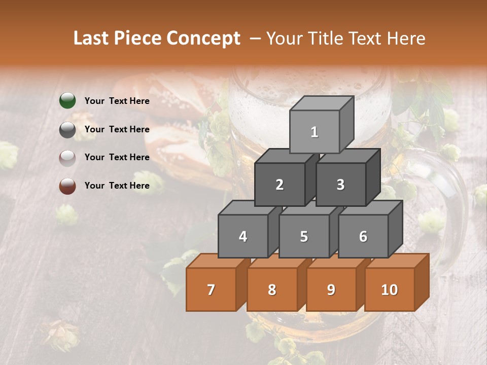 Liquid Beer Refreshment PowerPoint Template