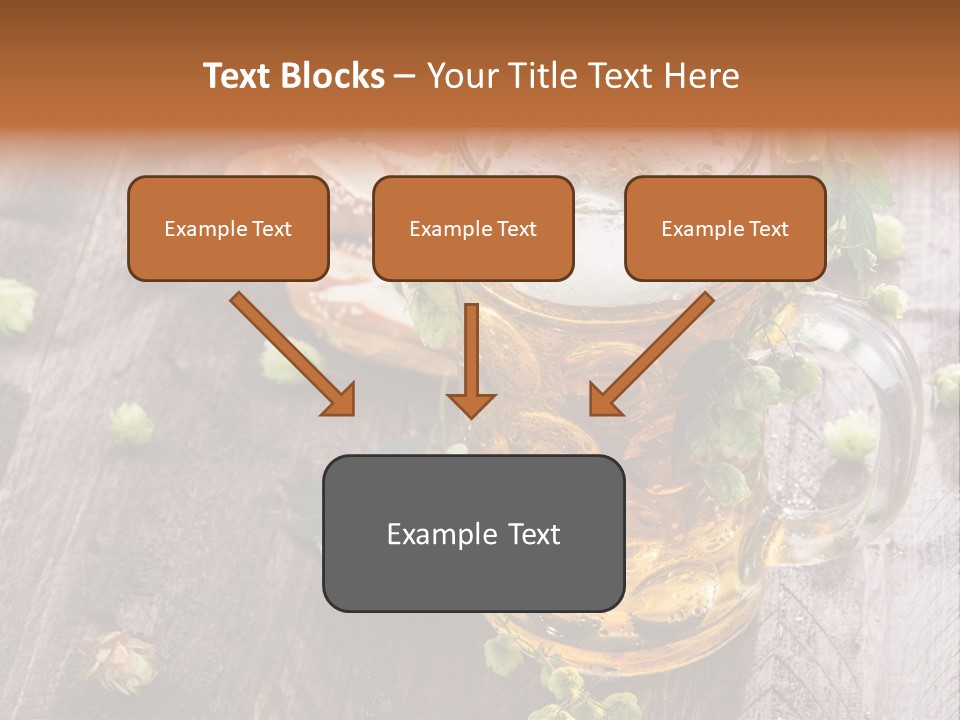 Liquid Beer Refreshment PowerPoint Template