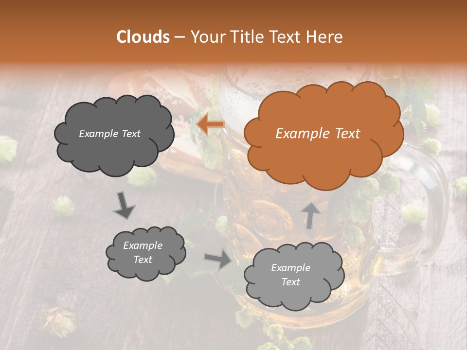 Liquid Beer Refreshment PowerPoint Template