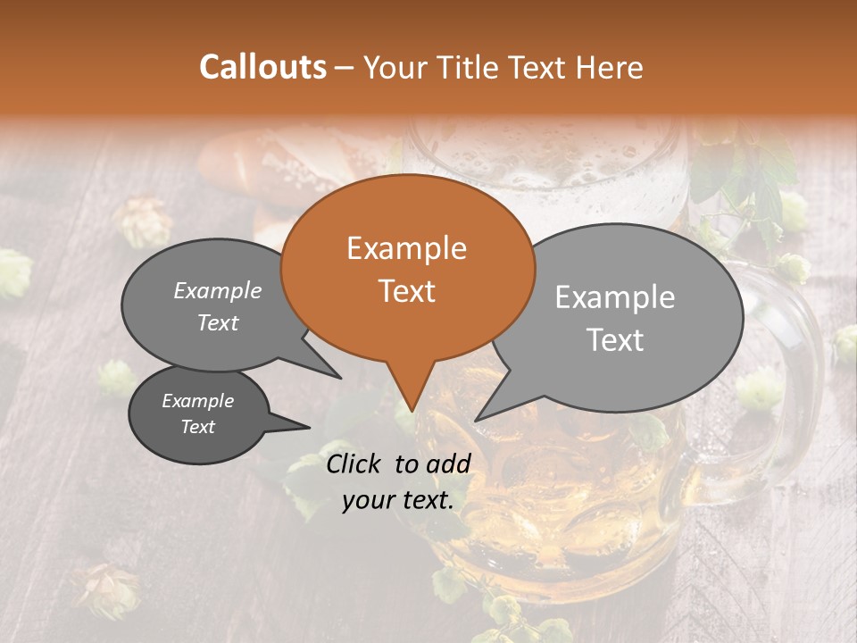 Liquid Beer Refreshment PowerPoint Template