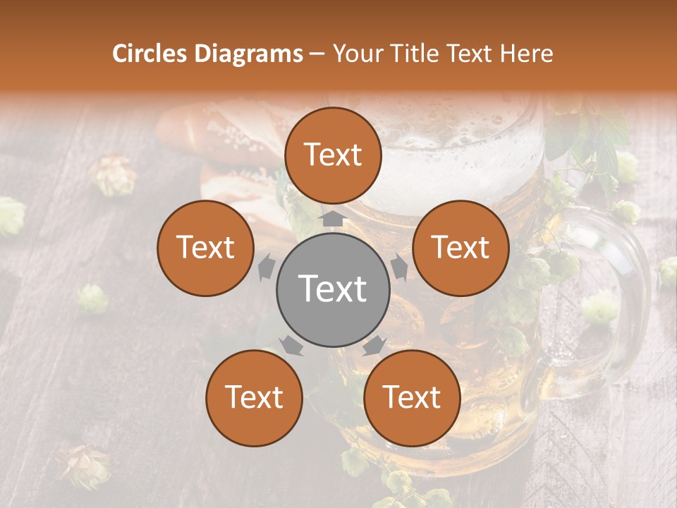 Liquid Beer Refreshment PowerPoint Template