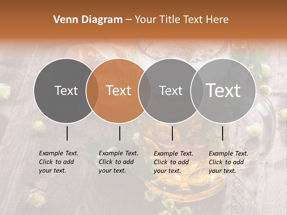 Liquid Beer Refreshment PowerPoint Template