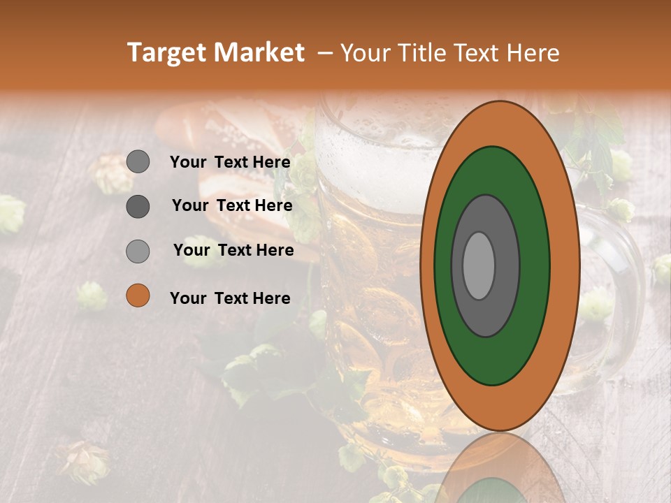 Liquid Beer Refreshment PowerPoint Template