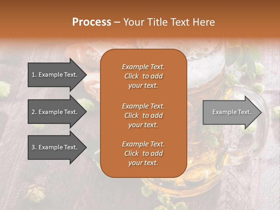Liquid Beer Refreshment PowerPoint Template