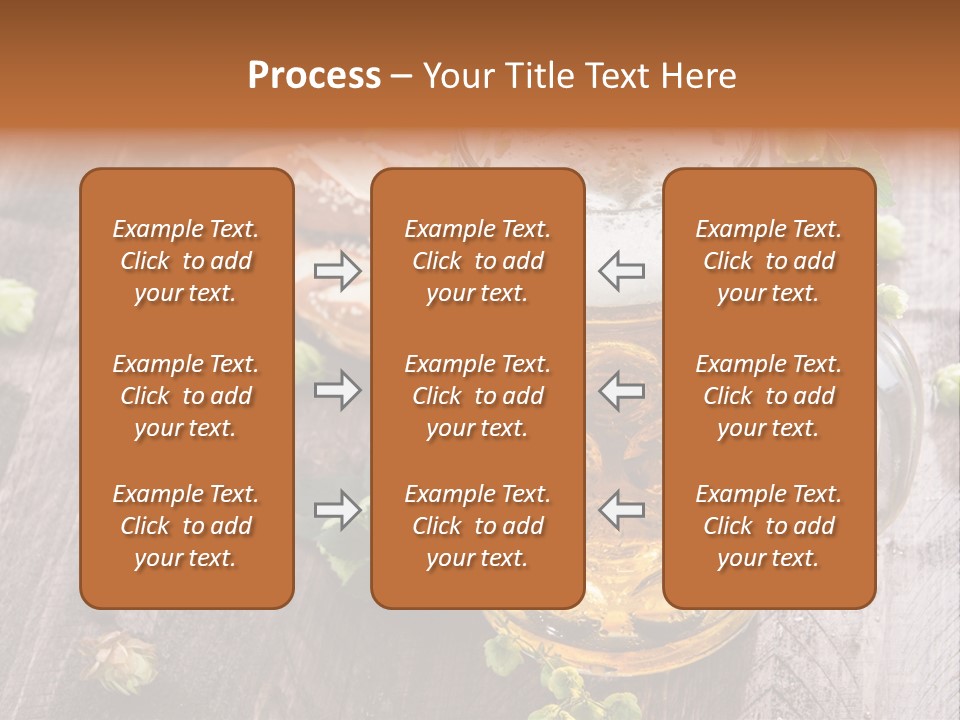 Liquid Beer Refreshment PowerPoint Template